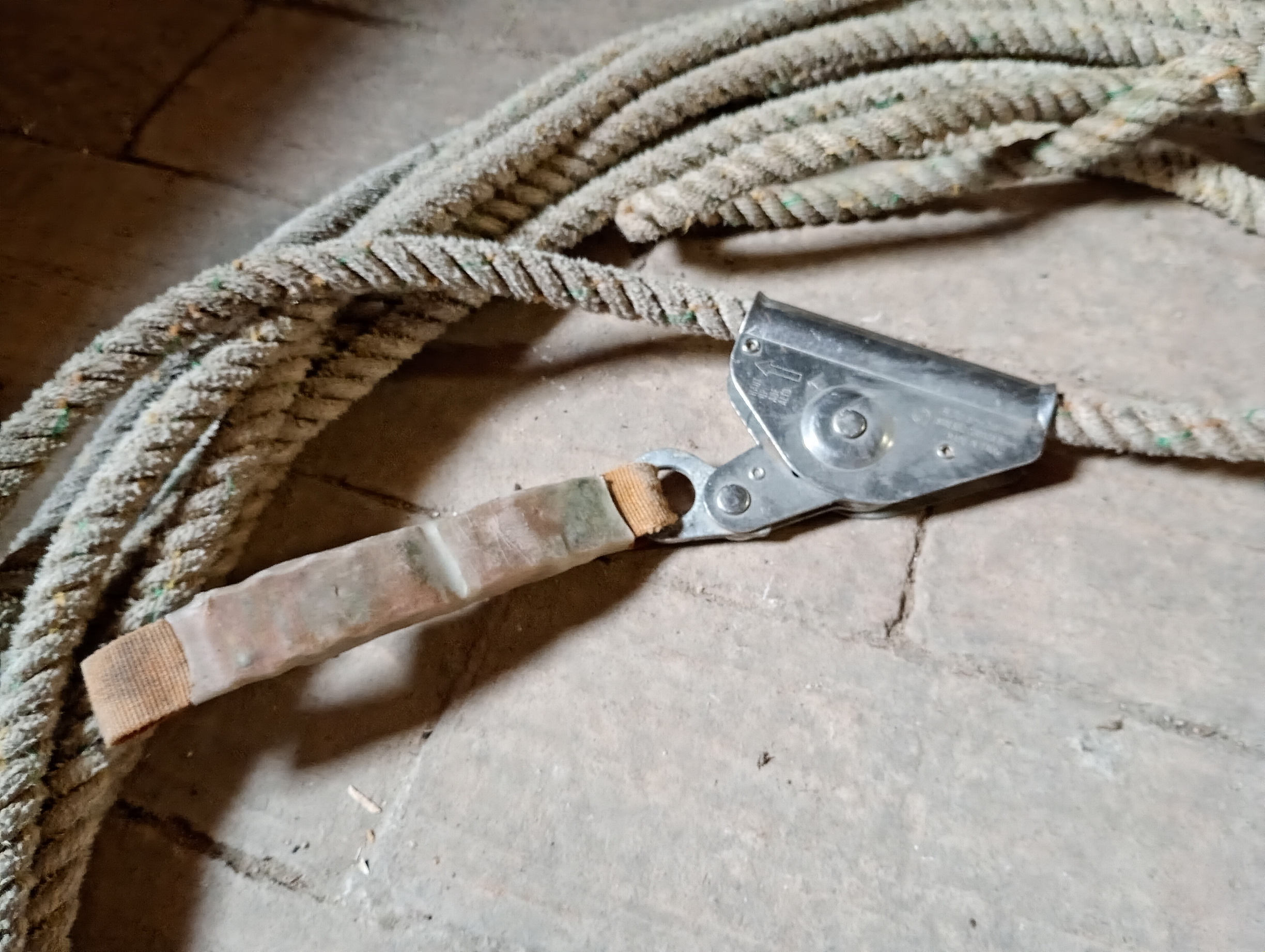 Cuerda obra 18m con anticaídas tractel