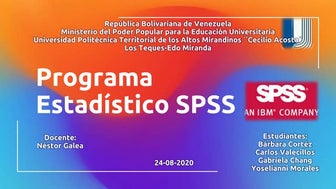 Clases de técnicas con el programa spss