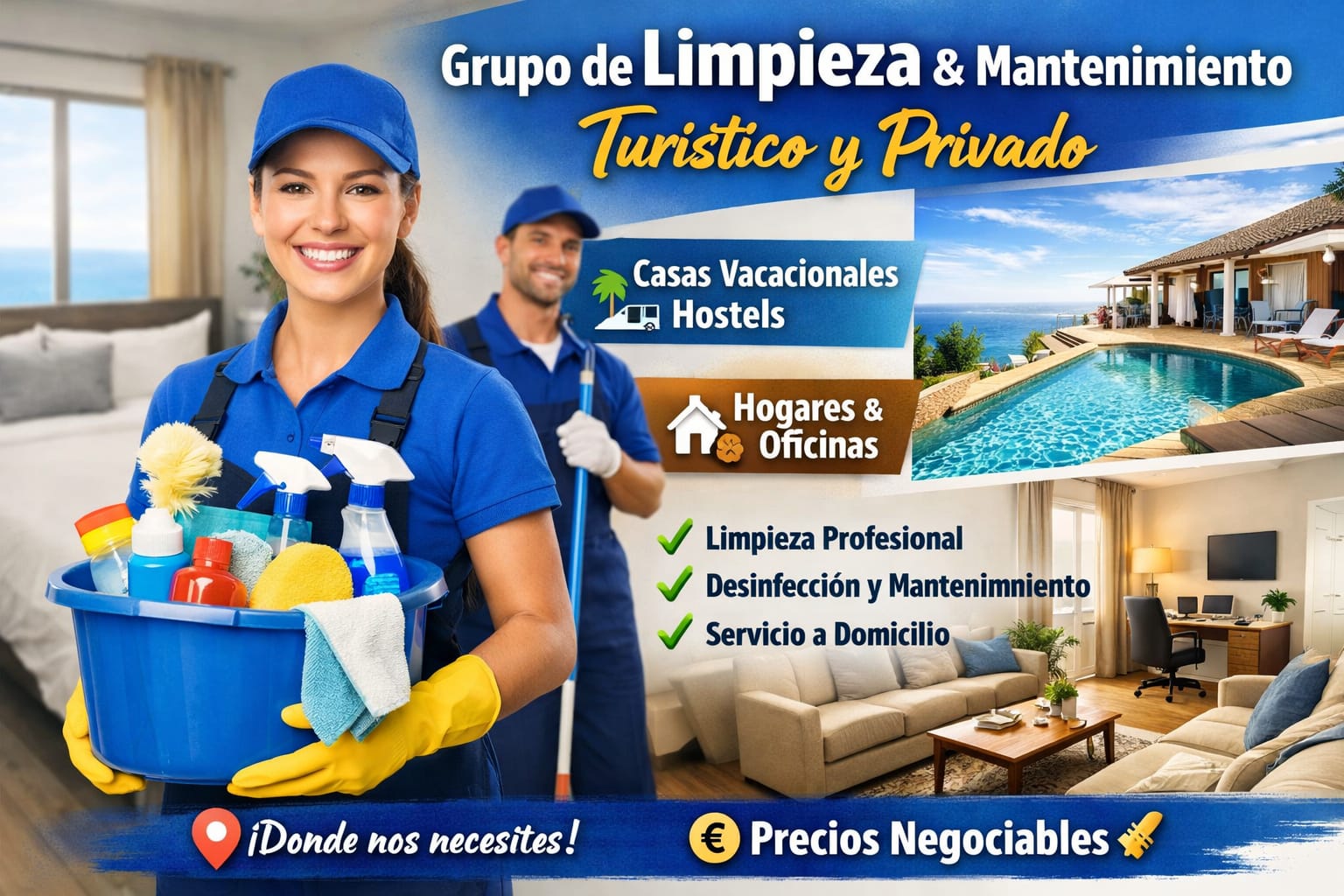 Servicios de limpieza y mantenimiento Integral