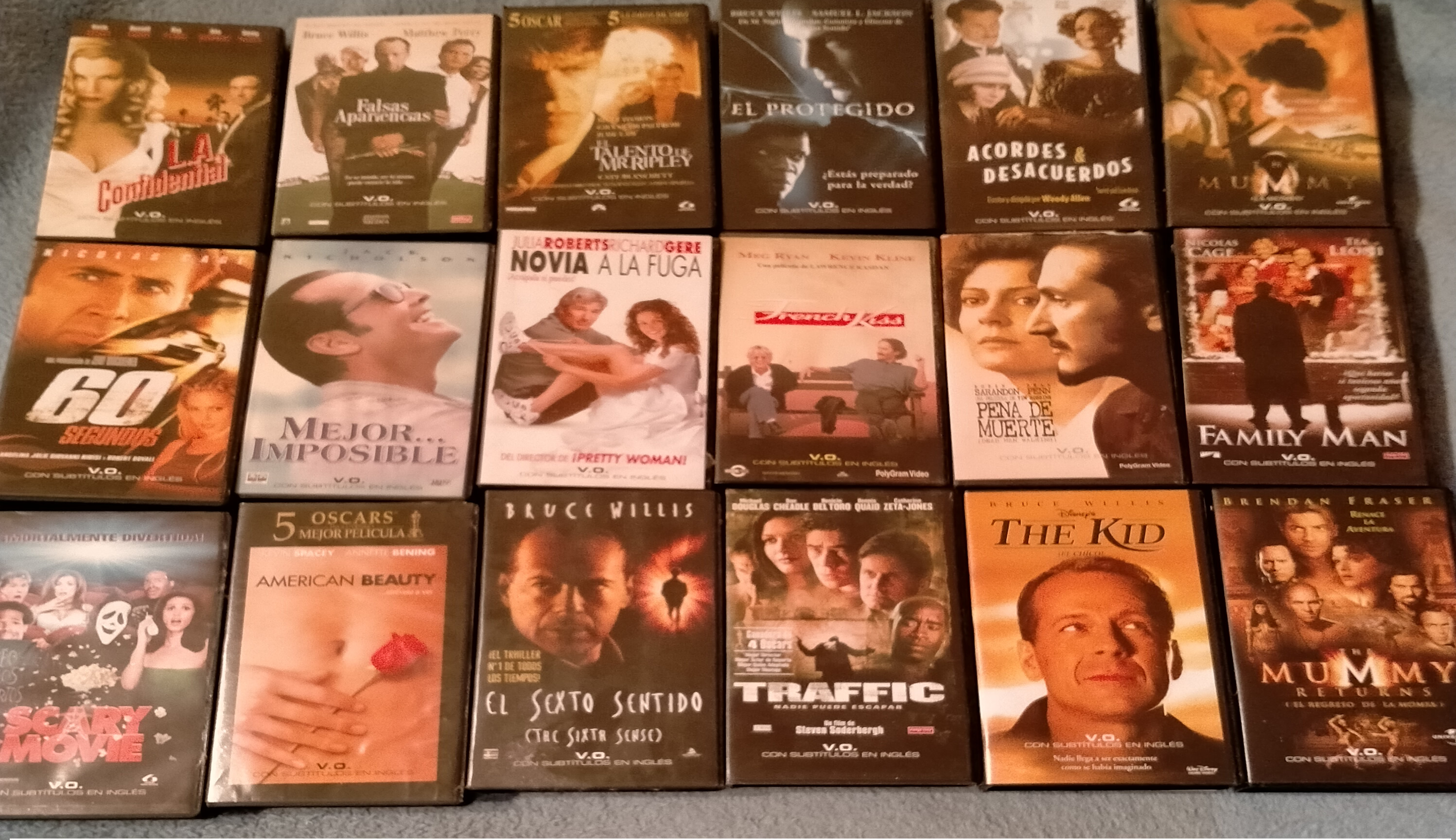 PELÍCULAS VHS V.O. SUBTITULADAS EN INGLÉS.