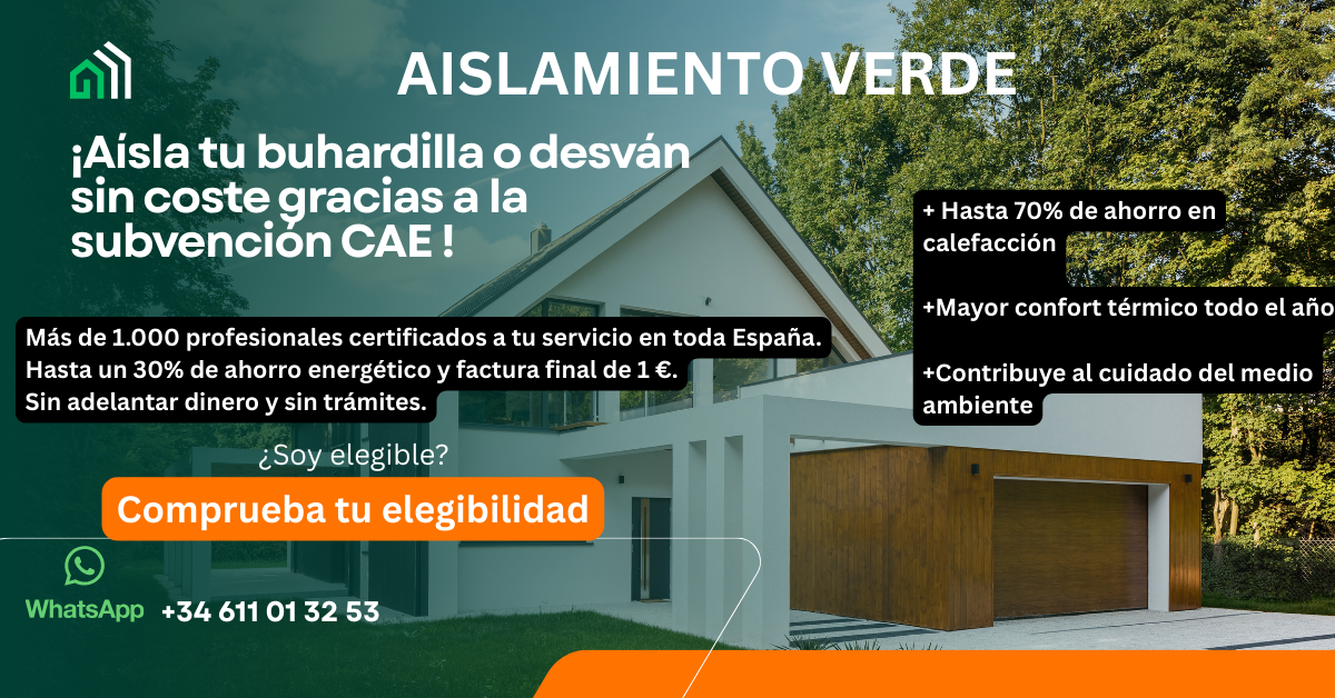 AISLAMIENTO TERMICO SUBVENCIONADO .