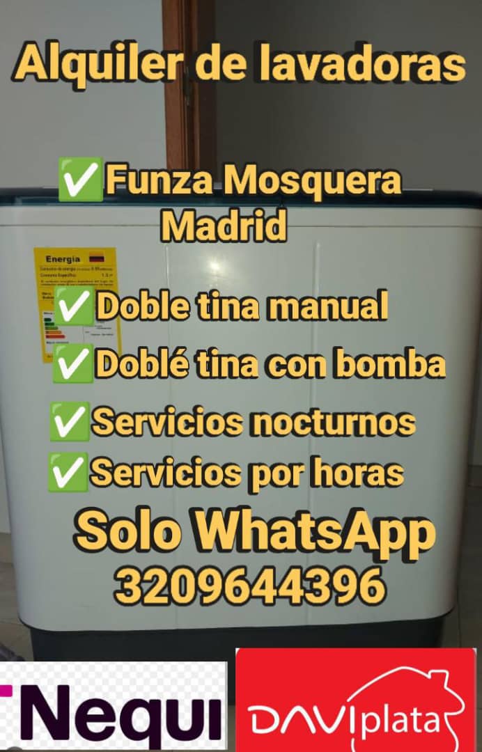 Alquiler de Lavadoras