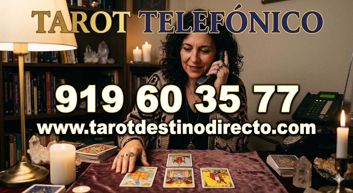 Tarot telefónico fiable 919 60 35 77 amor y dinero