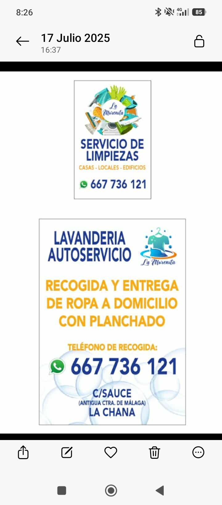 Lavandería con recogida de ropa empresa de limpieza