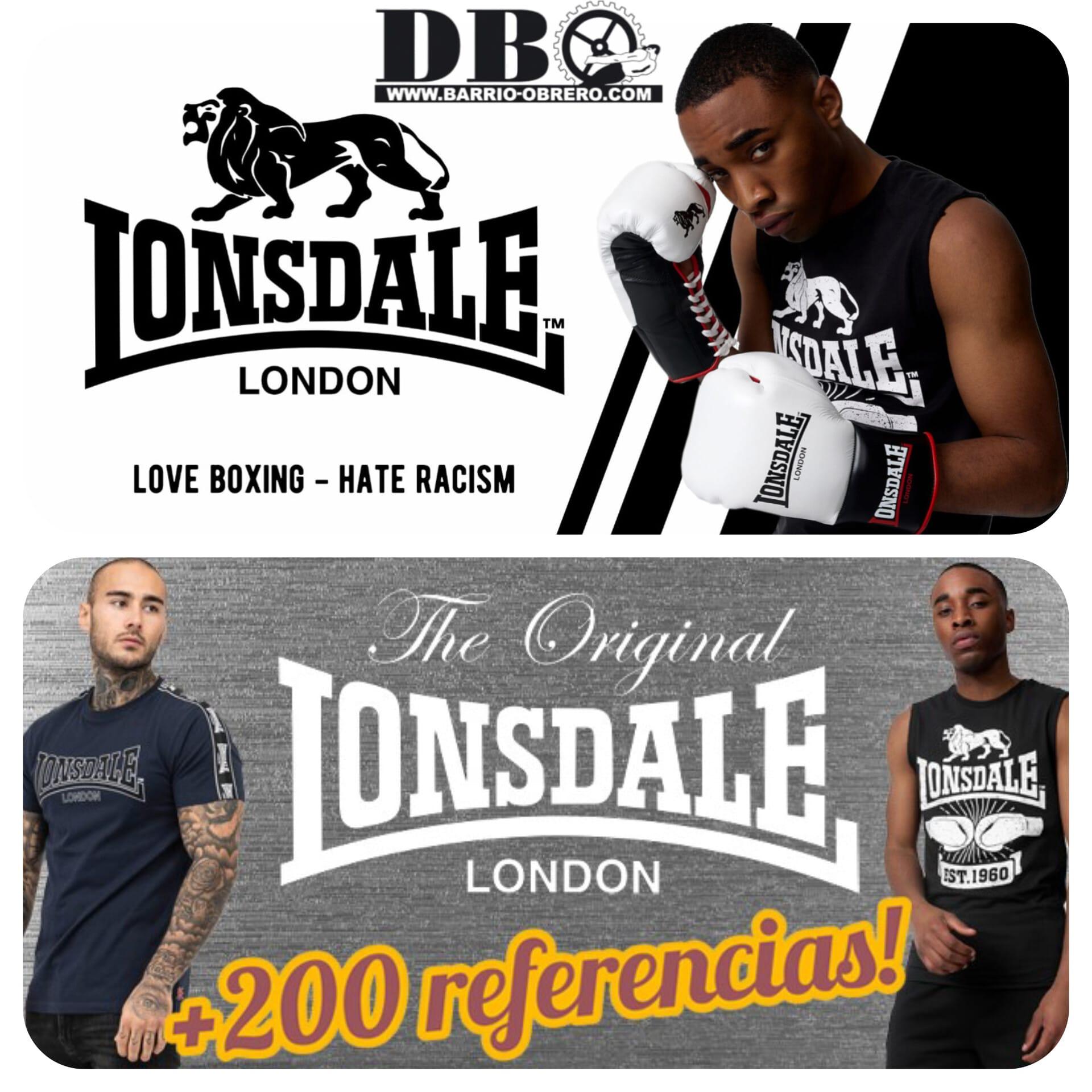 Distribuidor Oficial Lonsdale London. Más de 300 referencias