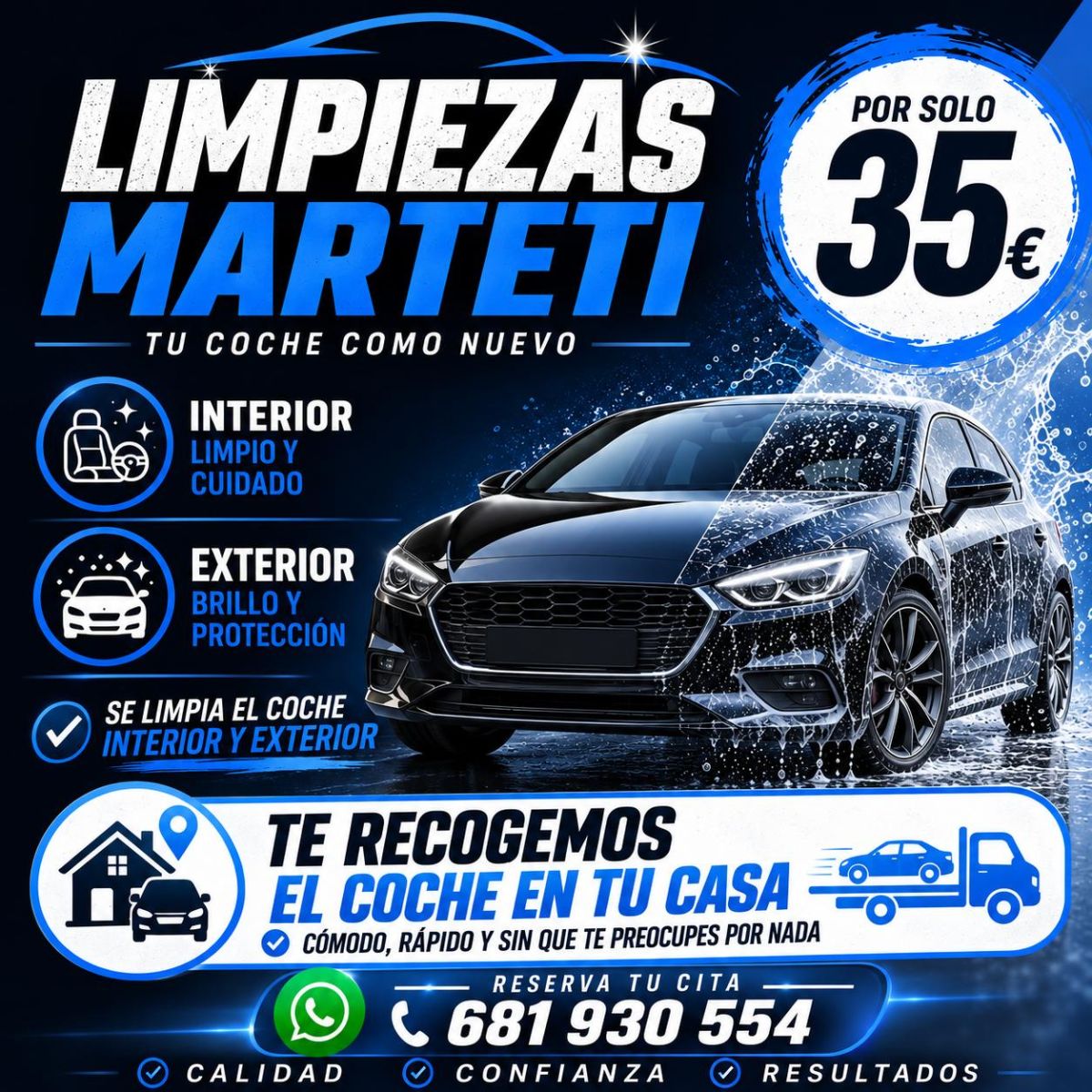Limpiezas marteti de vehículos