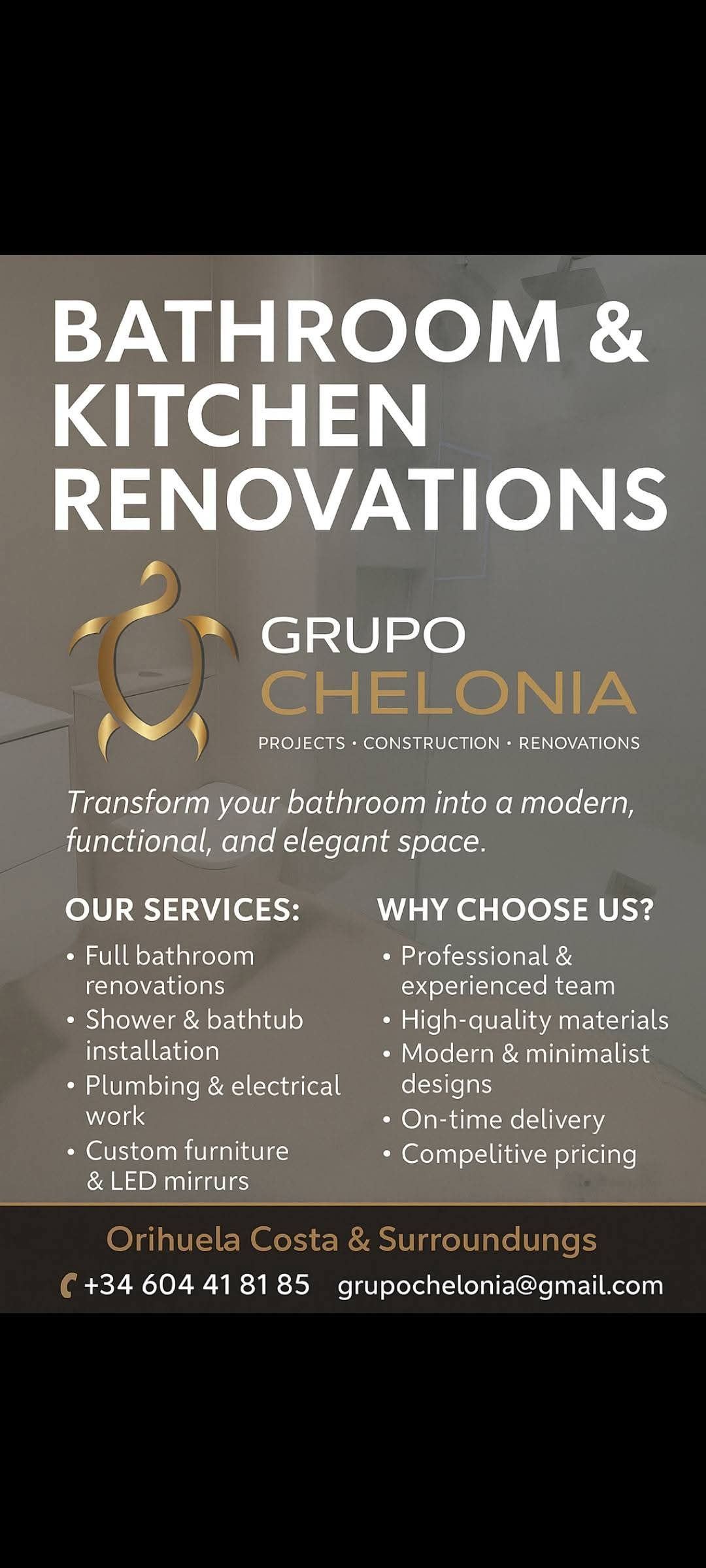 Reforma de Baños y Cocinas