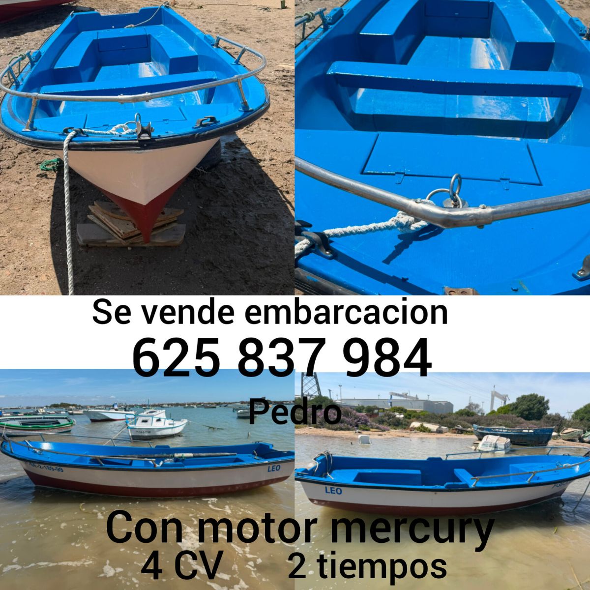 Barco con motor