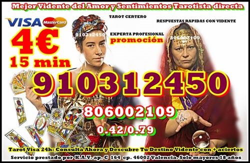 videntes expertas. consulta directa por teléfono 910312450