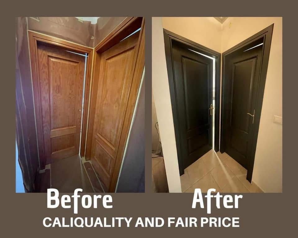 We spray doors, wardrobes, kitchens and more