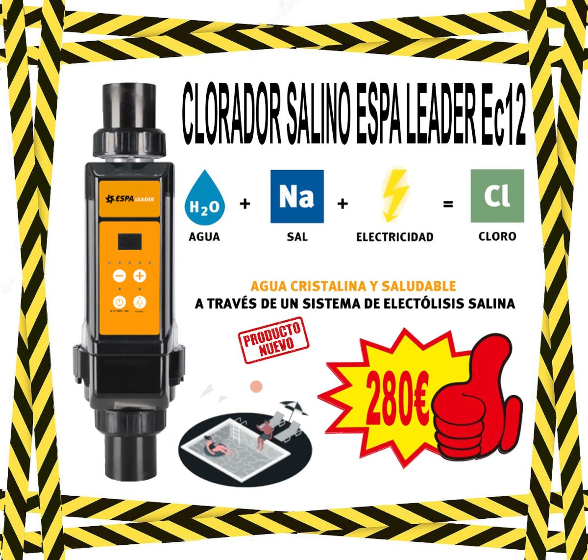 Clorador Salino ESPA LEADER EC12