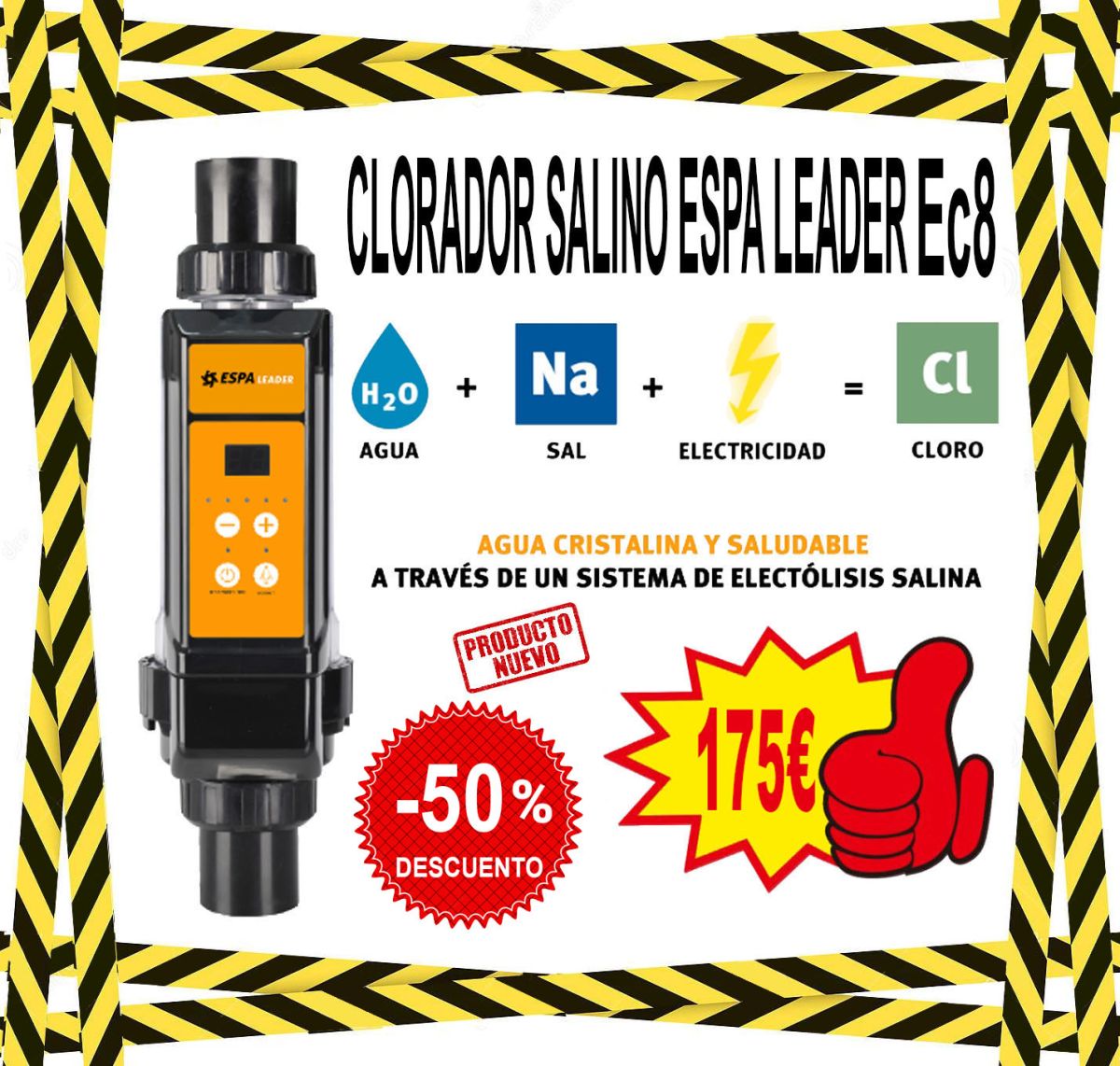 ESPA LEADER EC8 Clorador Salino