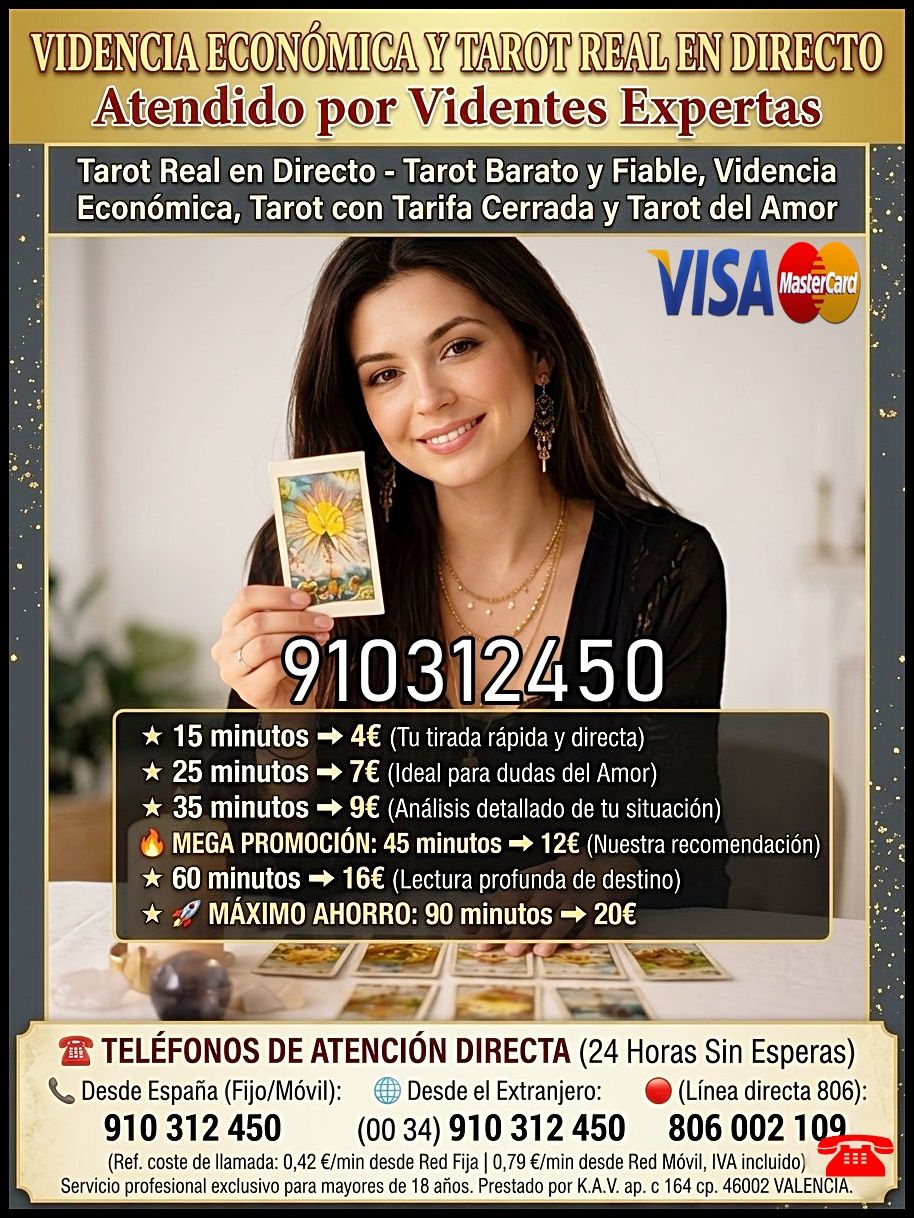 TAROT VISA CERRADA SE CORTA SOLA LA LLAMADA VIDENTE BUENA