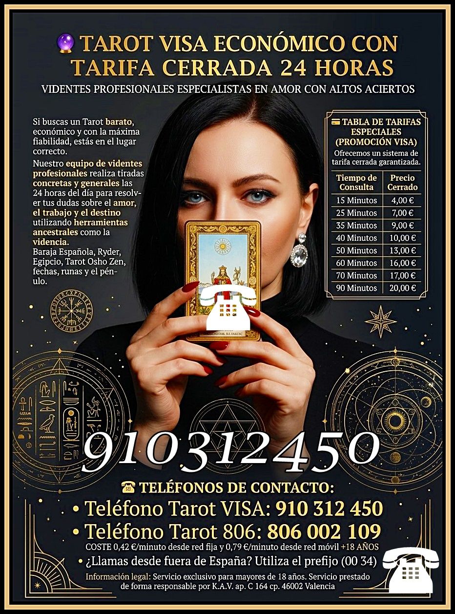 Videncia Pura, Runas y Péndulo | Las Mejores Tarotistas en D