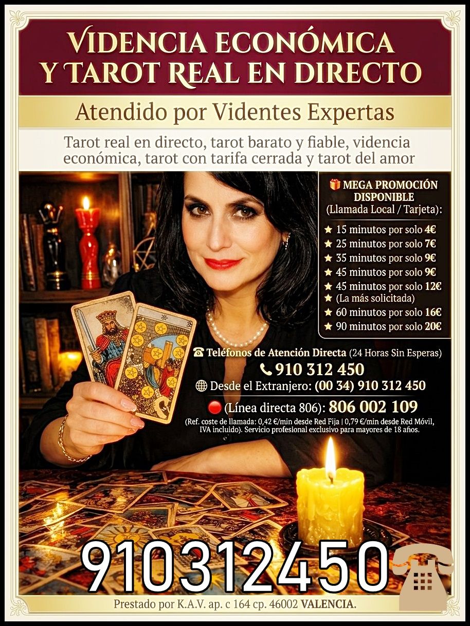 Tarot 15 Minutos por Solo 4€ Runas, Péndulo y Tarot en Direc